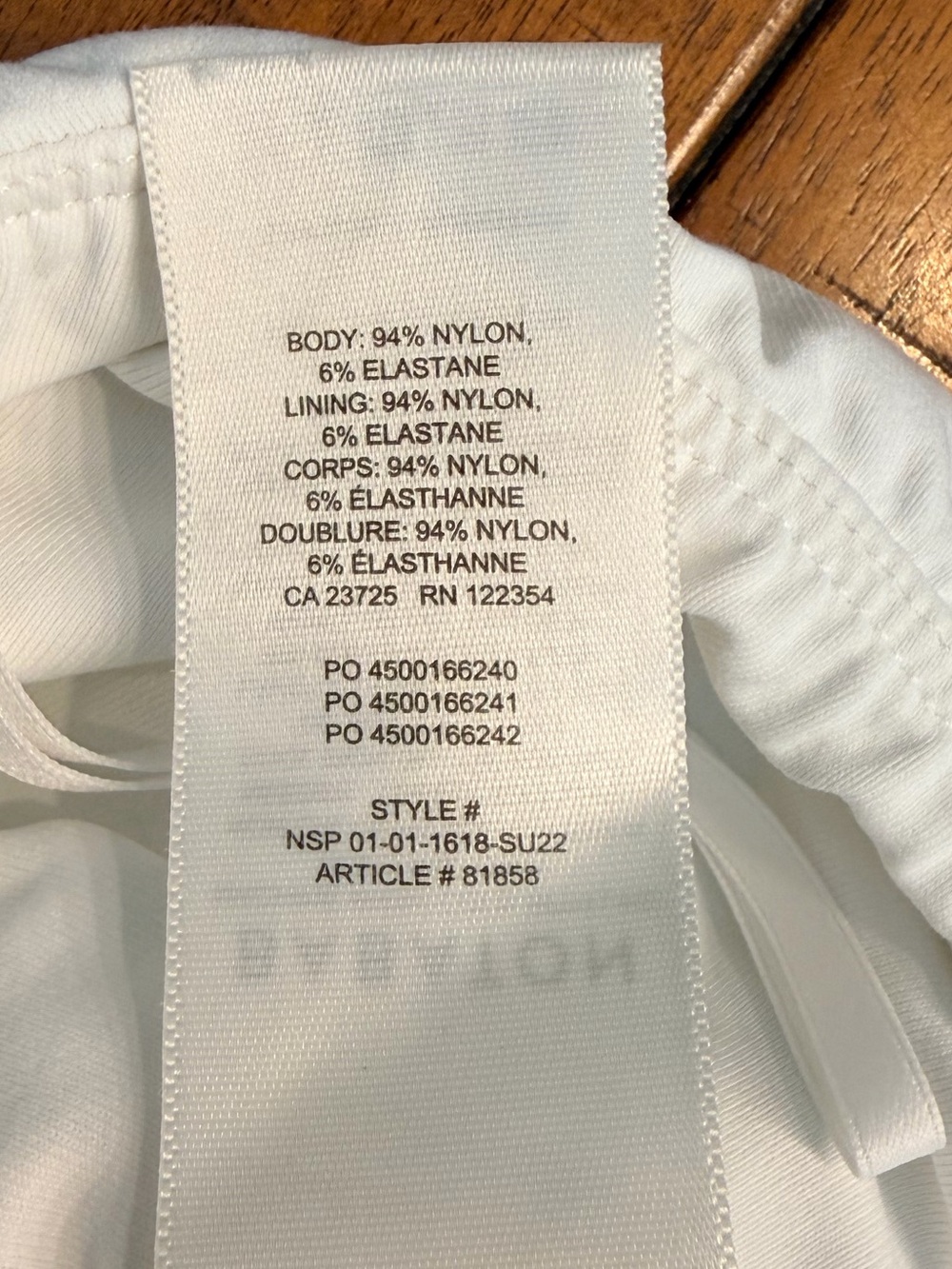 Aritzia Women’s Babaton Contour Tube Bodysuit in White, Size XS - Picture 8 of 9